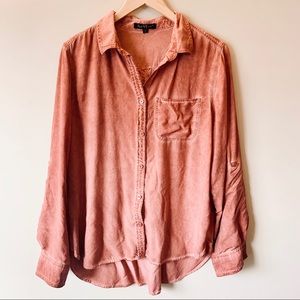 Velvet Heart | Elisa Mineral Wash Button-Down